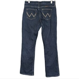 Wrangler QBaby Jeans Dark Wash Blue Denim Bootcut Women's Size 13/14 x 34